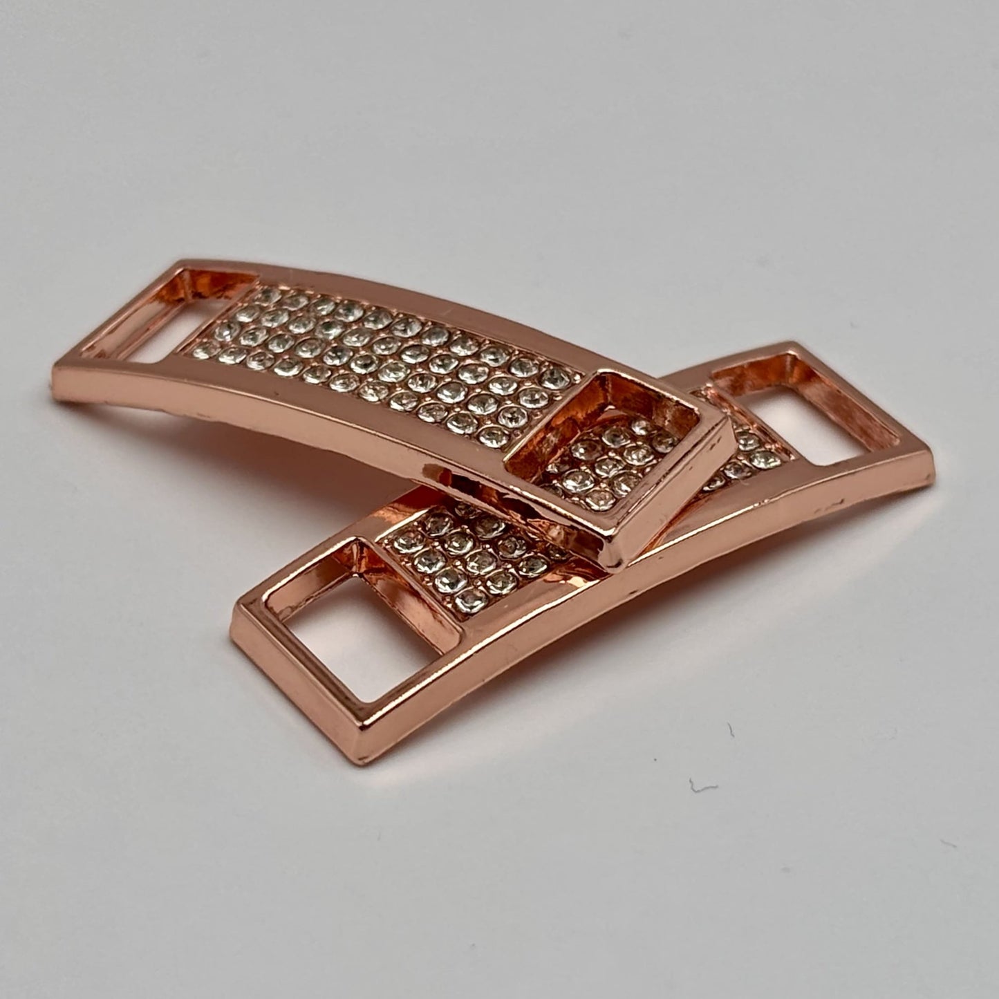 Roségold Sneaker Charms mit Strass (2er - Set) - sneakeez