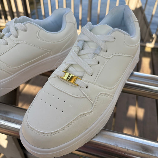 Goldene Sneaker Shoe Charms (2er - Set) - sneakeez