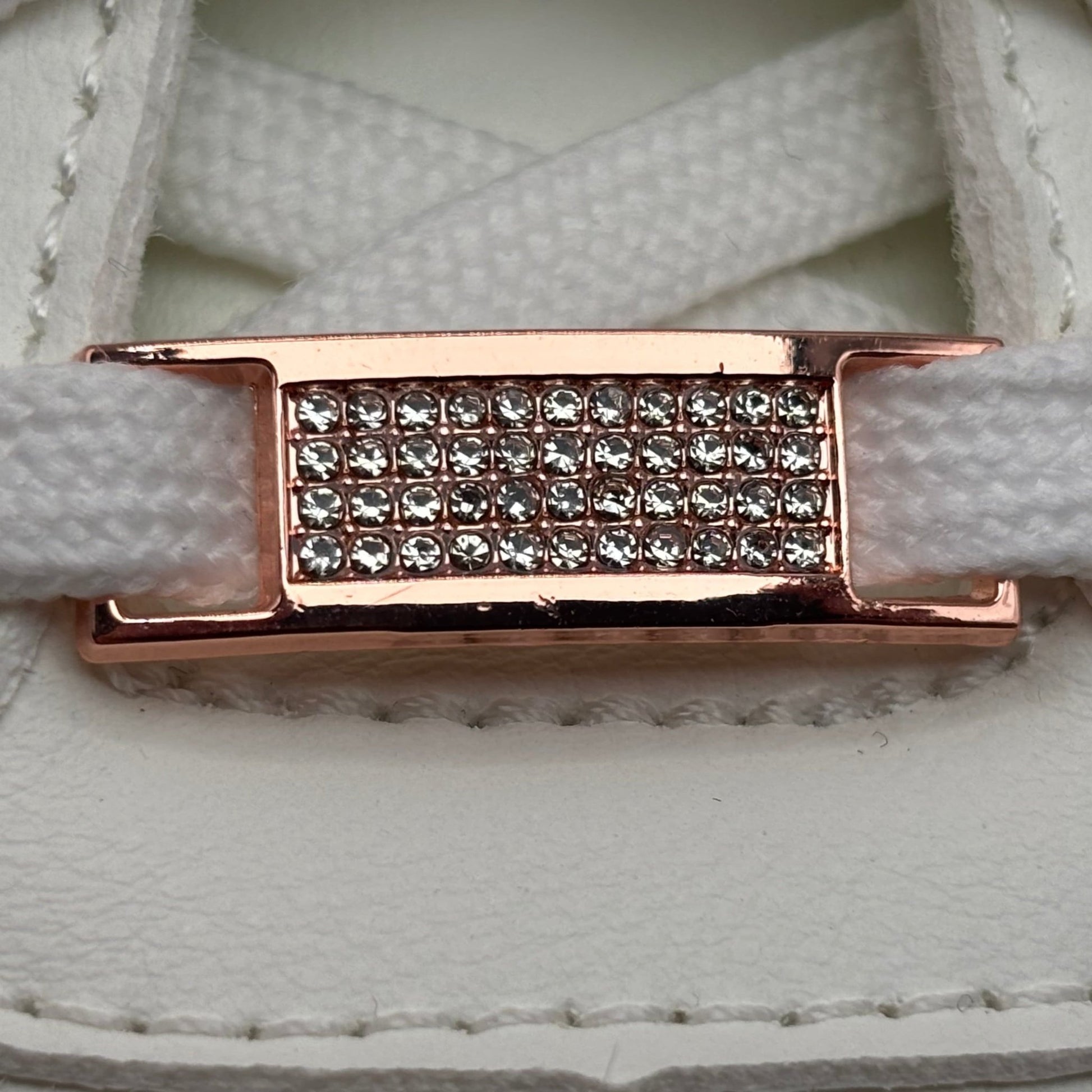 Roségold Sneaker Charms mit Strass (2er - Set) - sneakeez